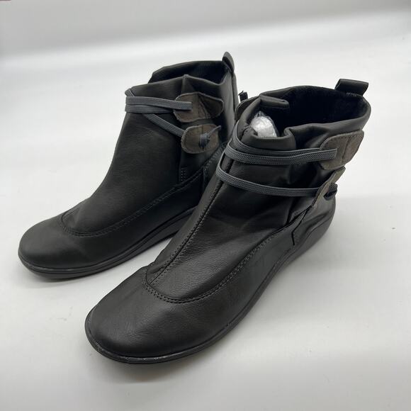 Ankle Boots Round Toe Casual Comfortable Lightweight Gray Size 6.5US /37CN - Picture 4 of 10